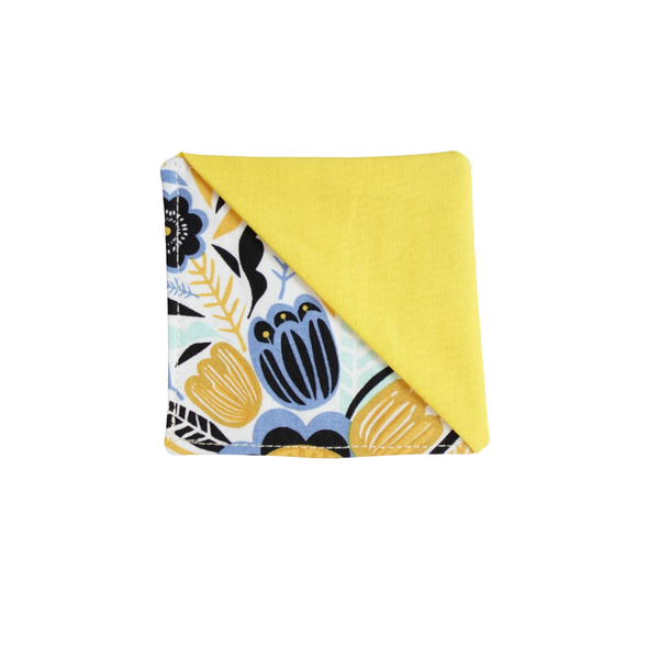 Corner Bookmark - Blue and Gold Floral