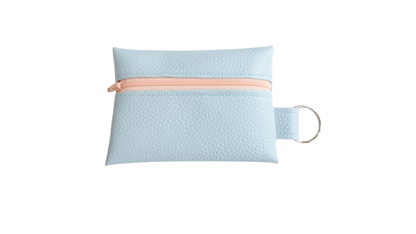 Faux Leather Keyring Wallet