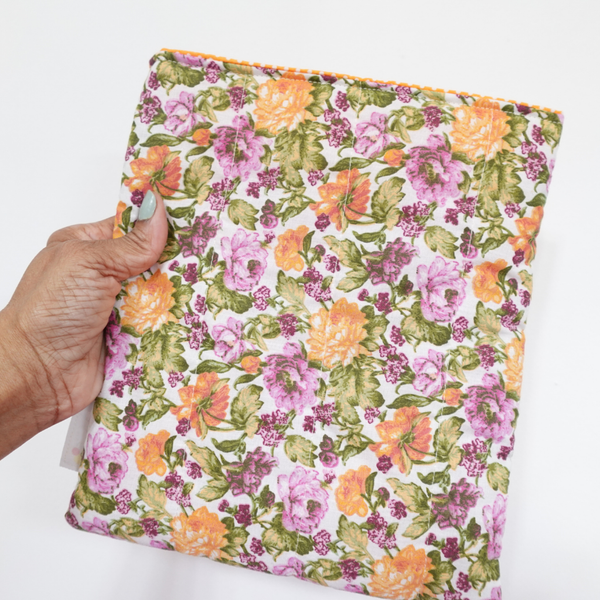 Book sleeve - Orange Blossom