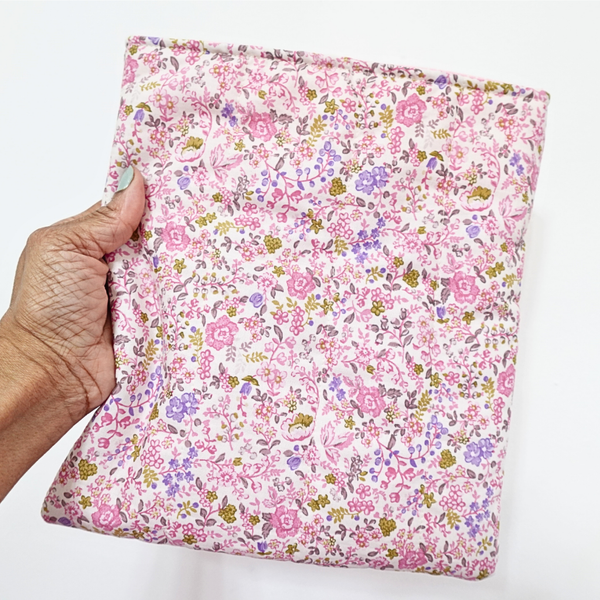 Book sleeve - Rosy Meadow