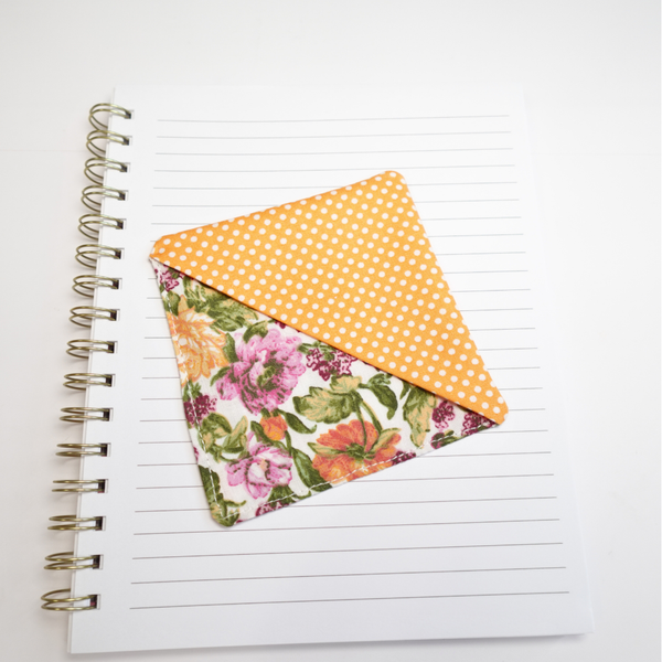 Bookmark - Orange Floral