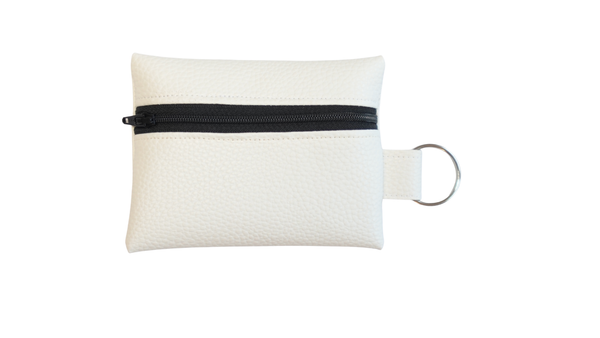 Faux Leather Keyring Wallet